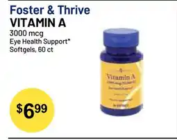 Health Mart Foster & Thrive VITAMIN A offer