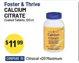 Health Mart Foster & Thrive CALCIUM CITRATE offer