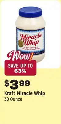 Grocery Outlet Miracle Whip offer