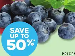 Grocery Outlet Blueberries offer