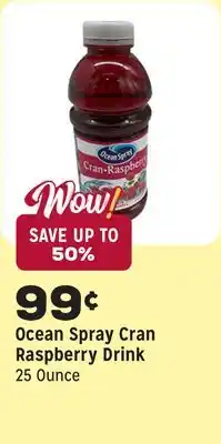 Grocery Outlet Cran Raspberry Drink offer