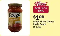 Grocery Outlet Three Cheese Pasta Sauce offer