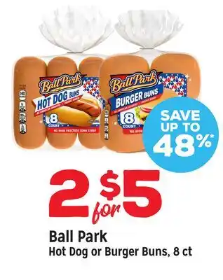 Grocery Outlet Ball Park Hot Dog or Burger Buns offer