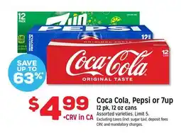 Grocery Outlet Coca Cola, Pepsi or 7up offer