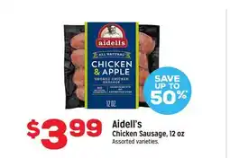 Grocery Outlet Aidell's Chicken Sausage oz offer