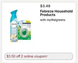 Walgreens Febreze Household Products offer
