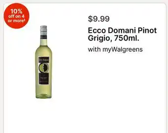 Walgreens Ecco Domani Pinot Grigio offer