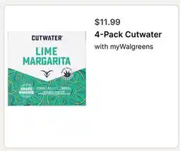 Walgreens 4-Pack Cutwater offer