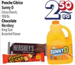 El Super Ponche Citrico Sunny D Chocolate Hershey offer