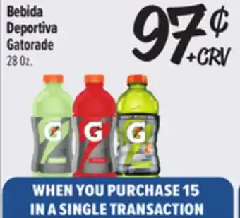 El Super Gatorade offer