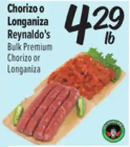 El Super Chorizo o Longaniza Reynaldo's offer