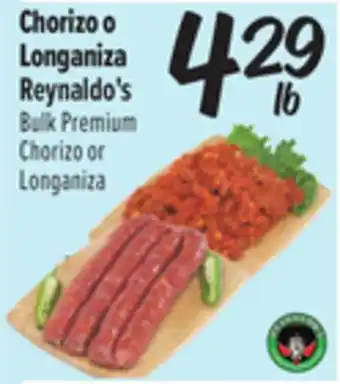 El Super Chorizo o Longaniza Reynaldo's offer