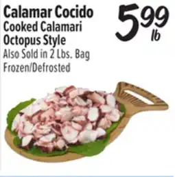 El Super Cooked Calamari Octopus Style offer
