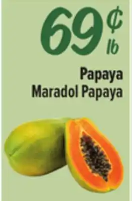 El Super Maradol Papaya offer