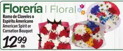 El Super American Spirit or Carnation Bouquet offer