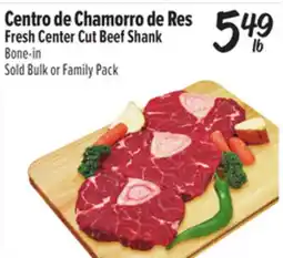 El Super Fresh Center Cut Beef Shank offer
