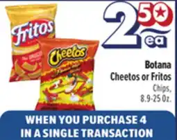 El Super Cheetos or Fritos Chips offer