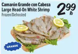 El Super Large Head-On White Shrimp offer