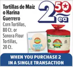 El Super Corn Tortillas, 80 Ct. or Flour Tortillas, 20 Ct offer