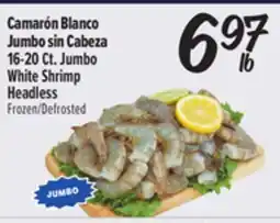 El Super Jumbo White Shrimp Headless offer