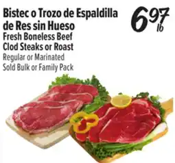 El Super Fresh Boneless Beef Clod Steaks or Roast offer