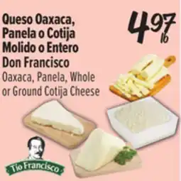 El Super Oaxaca, Panela, Whole or Ground Cotija Cheese offer