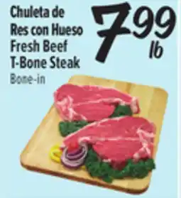 El Super Fresh Beef T-Bone Steak offer