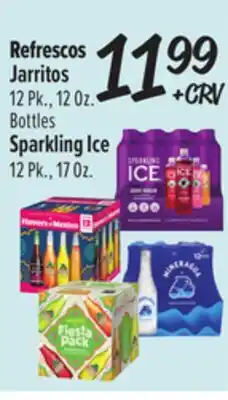 El Super Jarritos 12 Pk., 12 Oz. Bottles, Sparkling Ice 12 Pk., 17 Oz offer