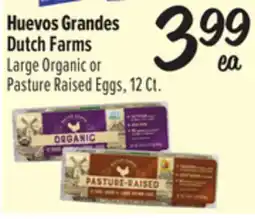 El Super Large Organic or Pasture Raised Eggs offer