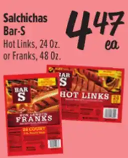 El Super Hot Links, 24 Oz. or Franks, 48 Oz offer