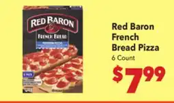 Vallarta Supermarkets Red Baron French Bread Pizza offer