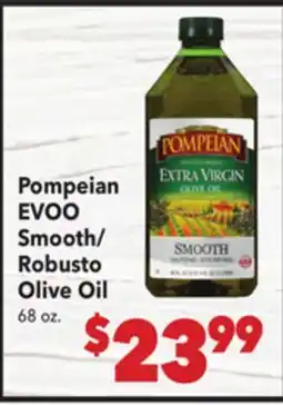 Vallarta Supermarkets Pompeian EVOO Smooth/Robusto Olive Oil offer