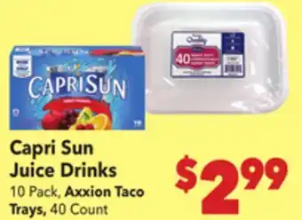 Vallarta Supermarkets Capri Sun Juice Drinks offer