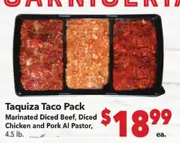 Vallarta Supermarkets Taquiza Taco Pack offer