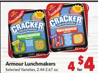 Vallarta Supermarkets Armour Lunchmakers offer