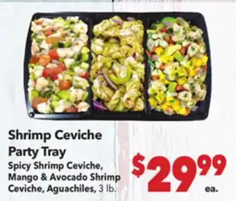 Vallarta Supermarkets Shrimp Ceviche Party Tray offer