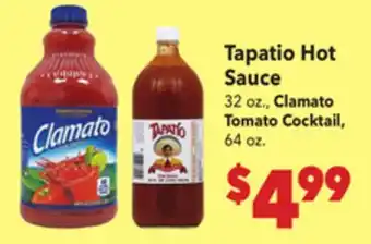 Vallarta Supermarkets Tapatio Hot Sauce offer