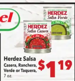 Vallarta Supermarkets Herdez Salsa offer
