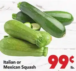Vallarta Supermarkets Italian or Mexican Squash offer