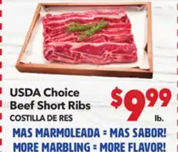 Vallarta Supermarkets USDA Choice Beef Short Ribs / COSTILLA DE RES offer