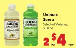 Vallarta Supermarkets Unimax Suero offer