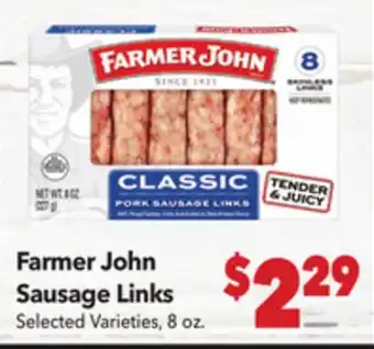 Vallarta Supermarkets Farmer John Sausage Links offer