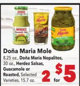 Vallarta Supermarkets Doña Maria Mole offer