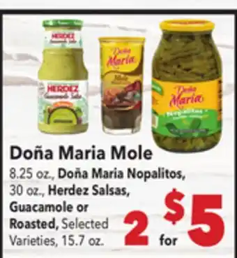 Vallarta Supermarkets Doña Maria Mole offer