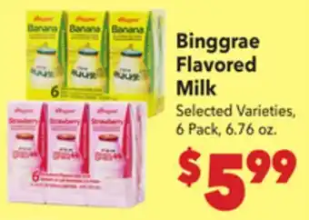 Vallarta Supermarkets Binggrae Flavored Milk offer