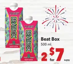 Vallarta Supermarkets Beat Box offer