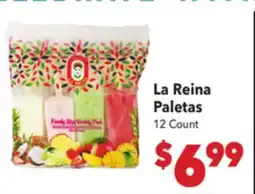 Vallarta Supermarkets La Reina Paletas offer