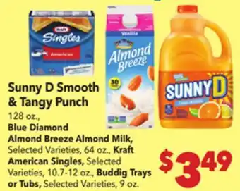 Vallarta Supermarkets Sunny D Smooth & Tangy Punch offer