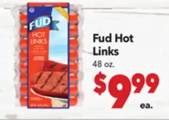 Vallarta Supermarkets Fud Hot Links offer