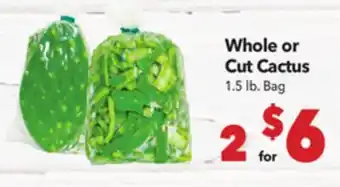 Vallarta Supermarkets Whole or Cut Cactus offer